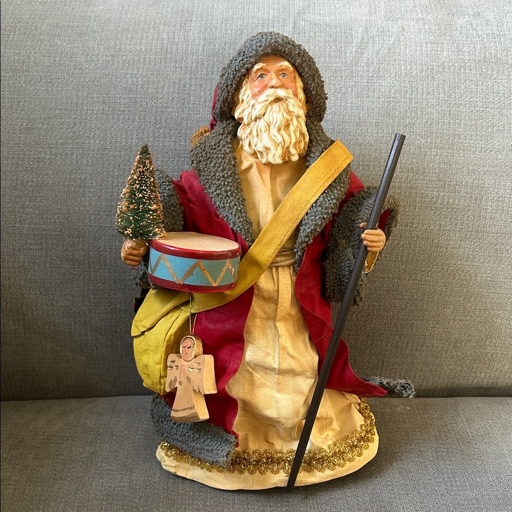 Clothtiques Cloth Mache 10” Santa